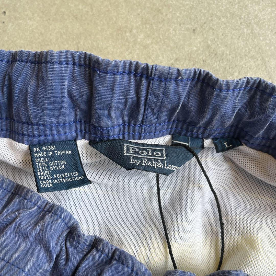 90s Ralph Lauren バギーワイドスイムショーツ L