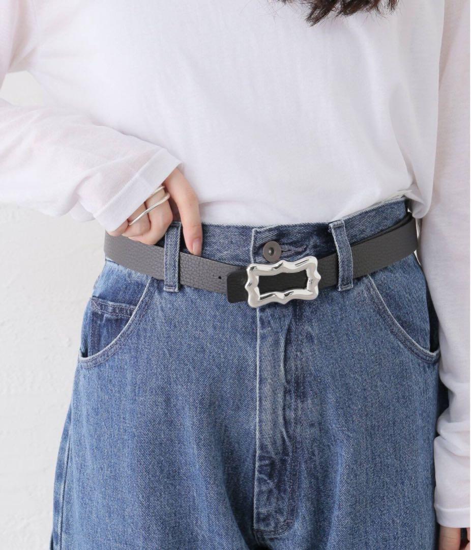 新品　THENIME A VACATION ザニーム　ベルト　ゴールド