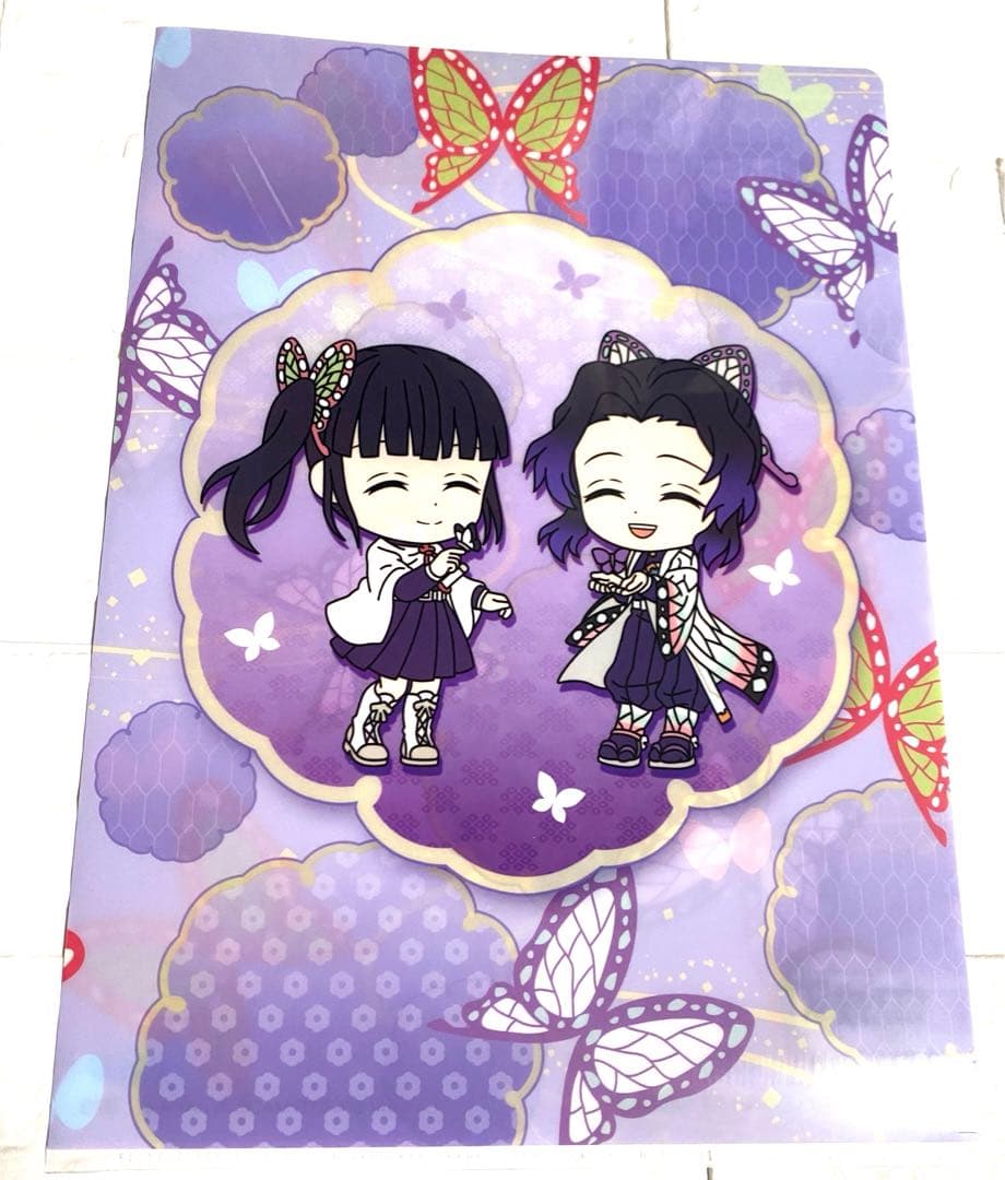 胡蝶しのぶ 栗花落カナヲ クリアファイル 一番くじ ufotable 鬼