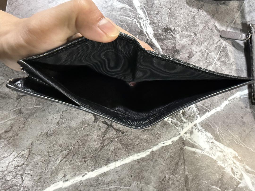 PRADA サフィアーノレザー コインケース ブラック