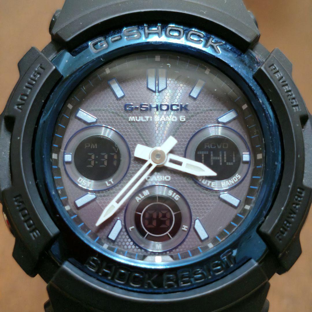 実働美品 CASIO G-SHOCK AWG-M100BC-2AJF ソーラー