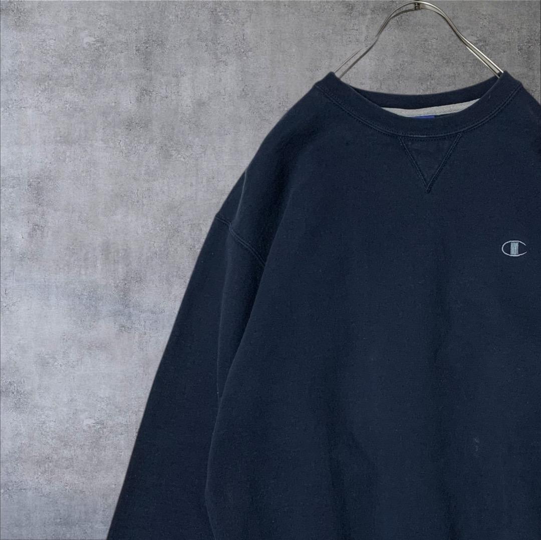 チャンピオン 前V スウェット CHAMPION 目付き トレーナー ビンテージ