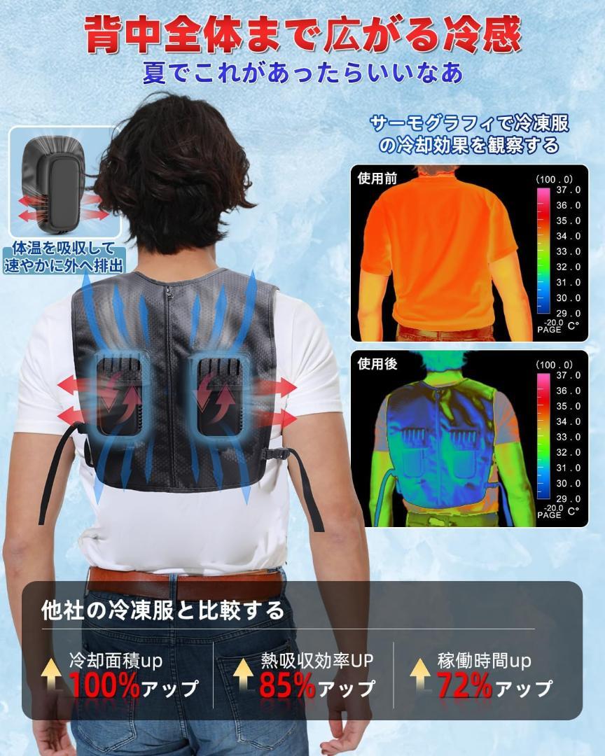 [空調水冷服] ペルチェ ベスト 2025最新型のペルチェ素子技術搭載