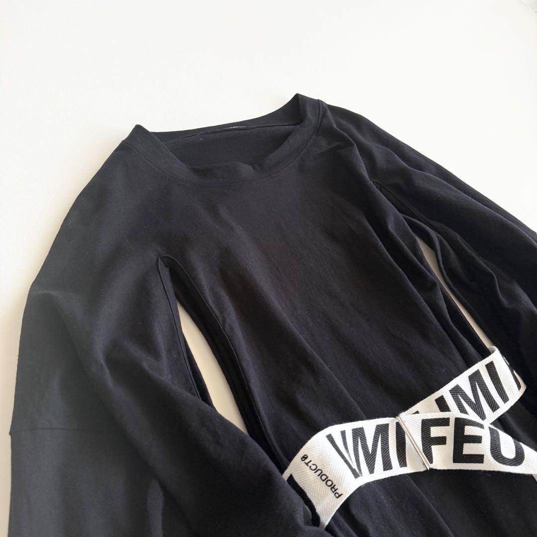 【リミフウ】PRODUCT0 ホールベルト カットソー S ドロップショルダー