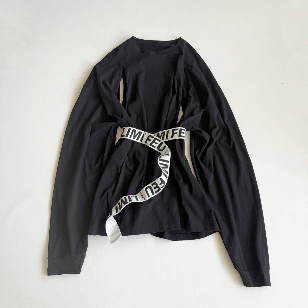 【リミフウ】PRODUCT0 ホールベルト カットソー S ドロップショルダー