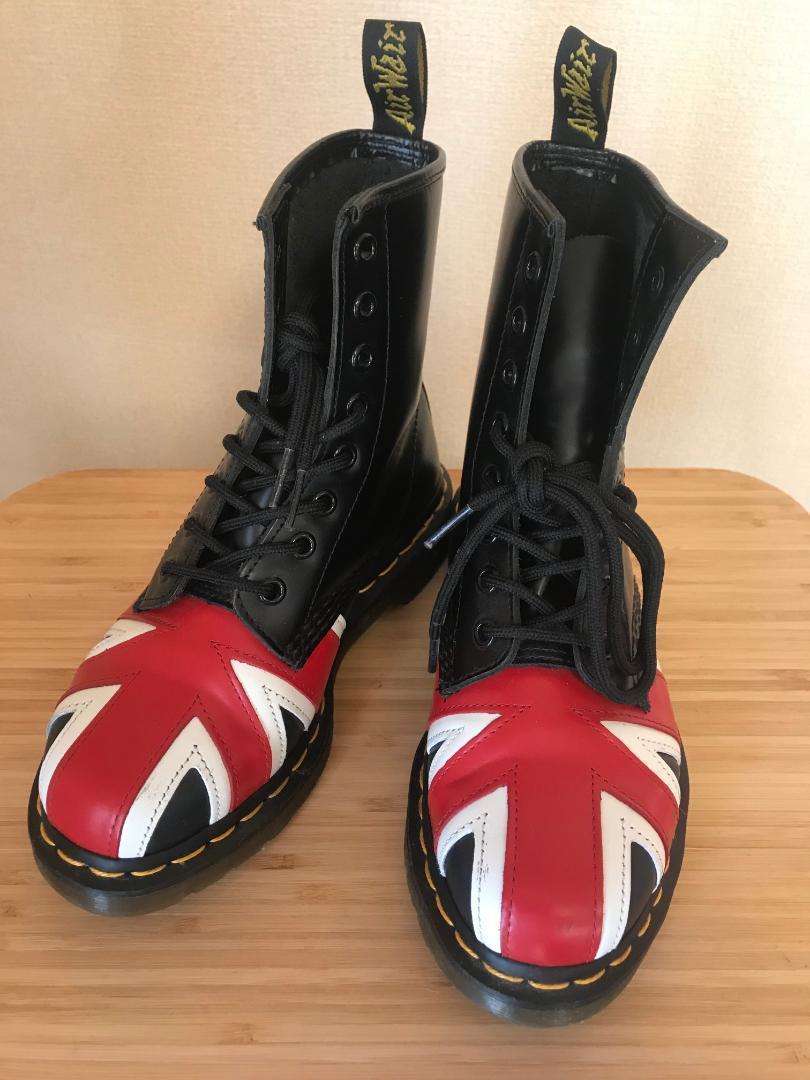 特価超歓迎 超美品 Dr.Martens マーチン ユニオンジャック 23 cTKxX-m64188258900 低価大特価