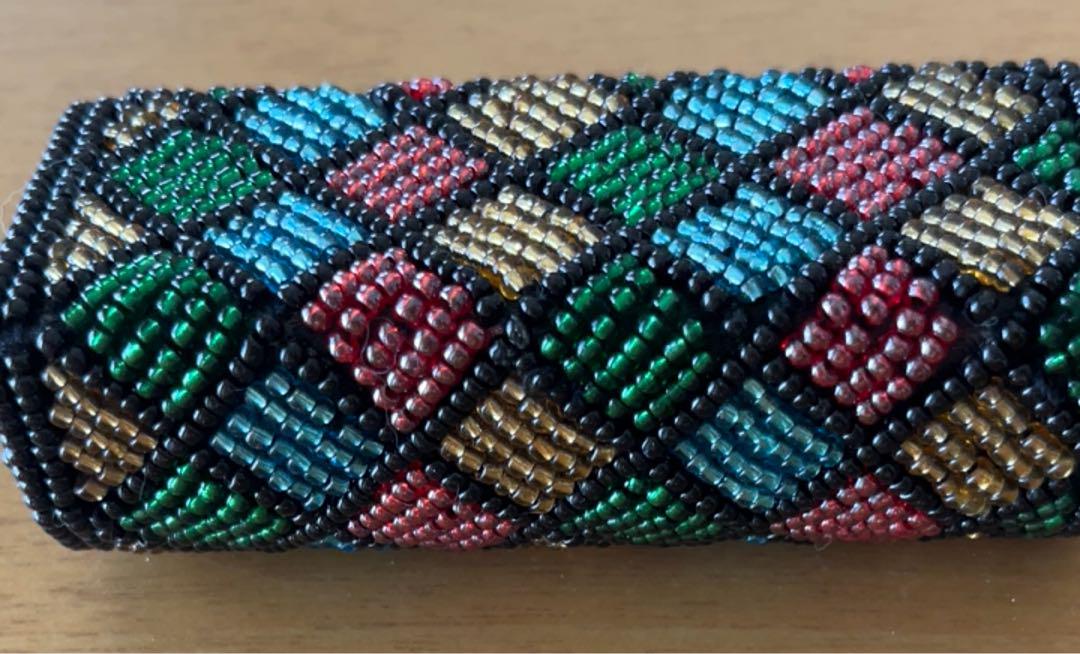 レア♡ビーズ刺繍の印鑑ケース