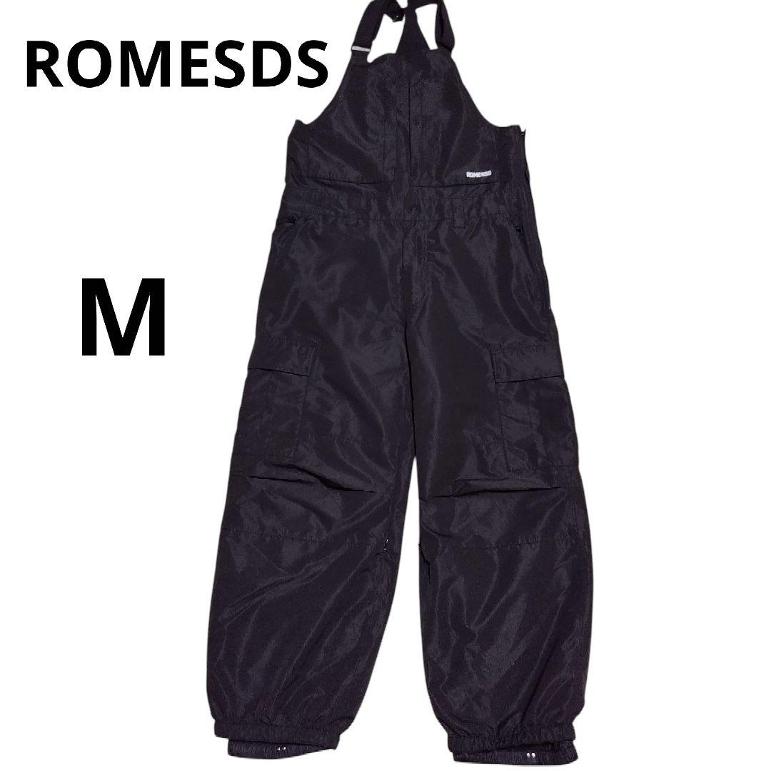 ROME-SDS ローム　ビブパンツ　スノーボードウェア　ブラック　M