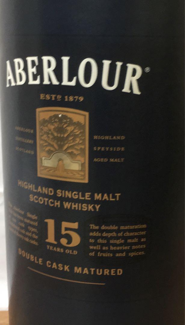 旧ボトル アベラワー12年 シェリーカスク&15年 ダブルカスク 1L 終売品