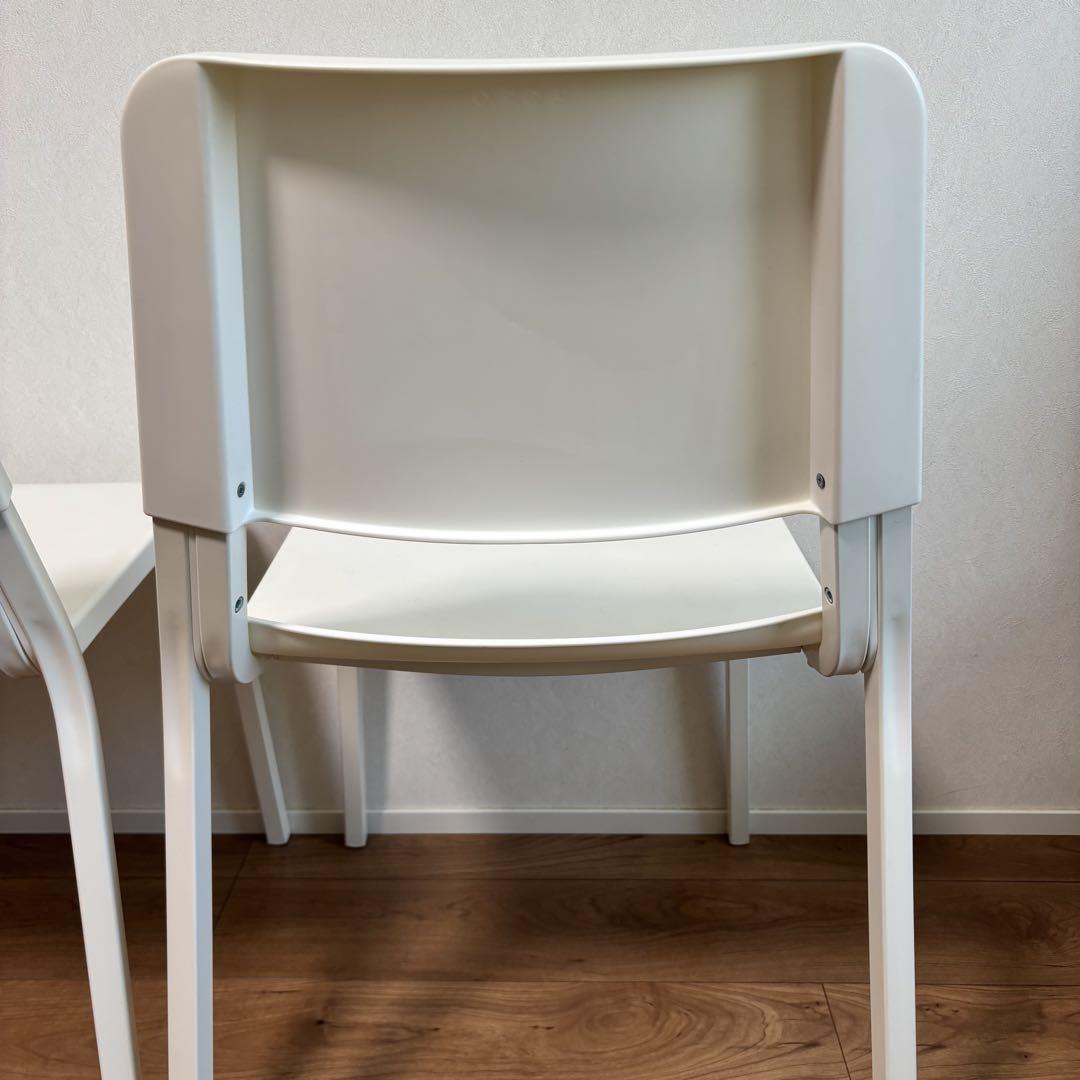 【2脚セット】IKEA TEODORESテオドレス チェア 椅子 ホワイト