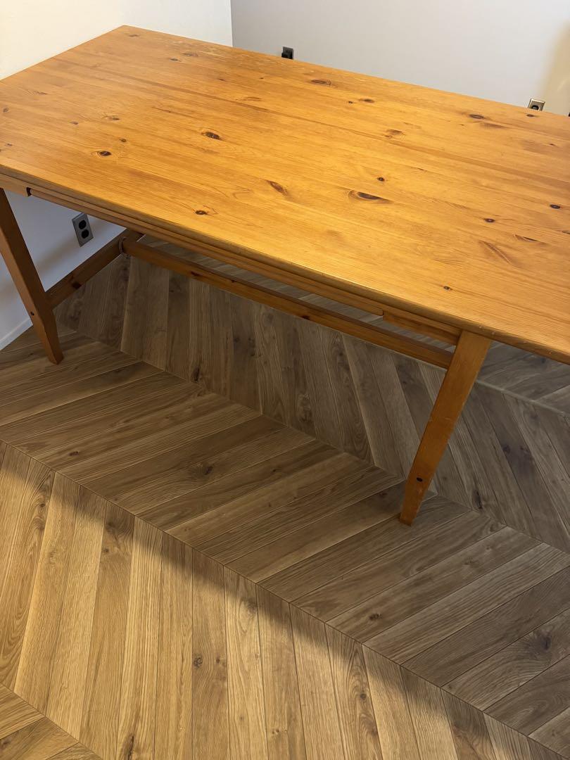 IKEA 伸縮ダイニングテーブルセット