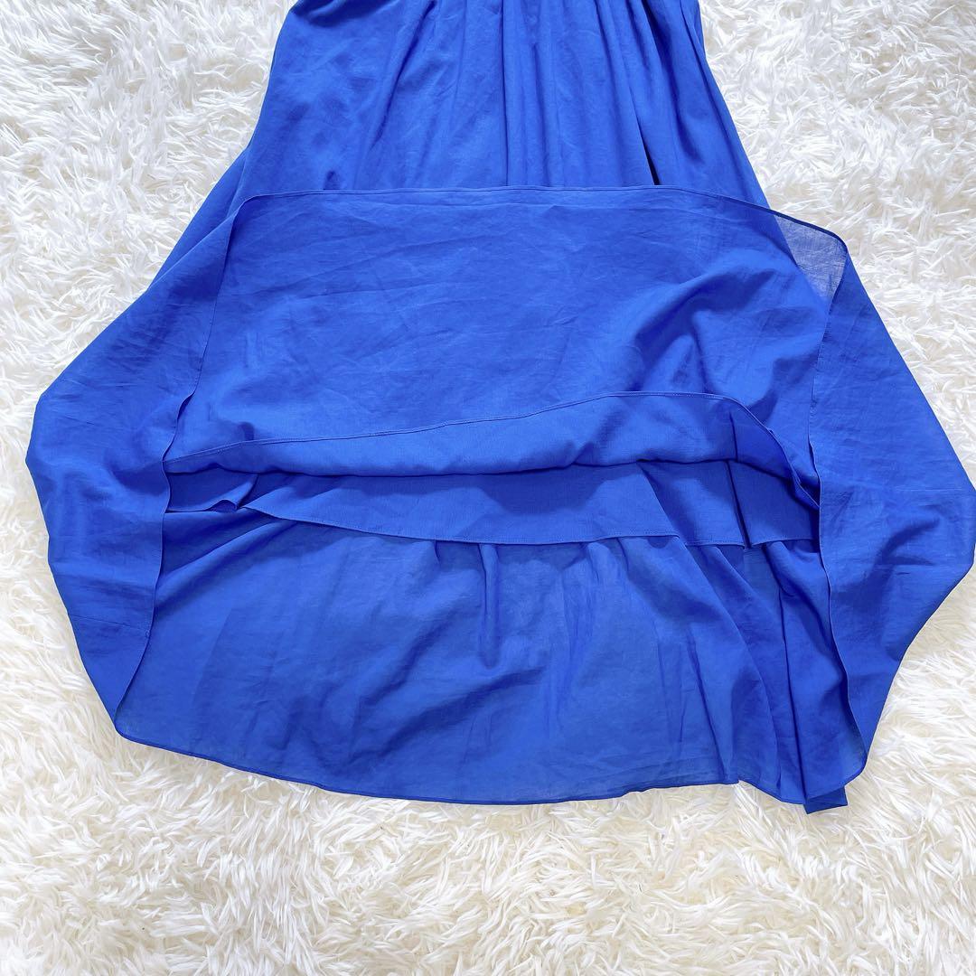 美品✨ボールジィ マテリアルコンビVネックマキシワンピース