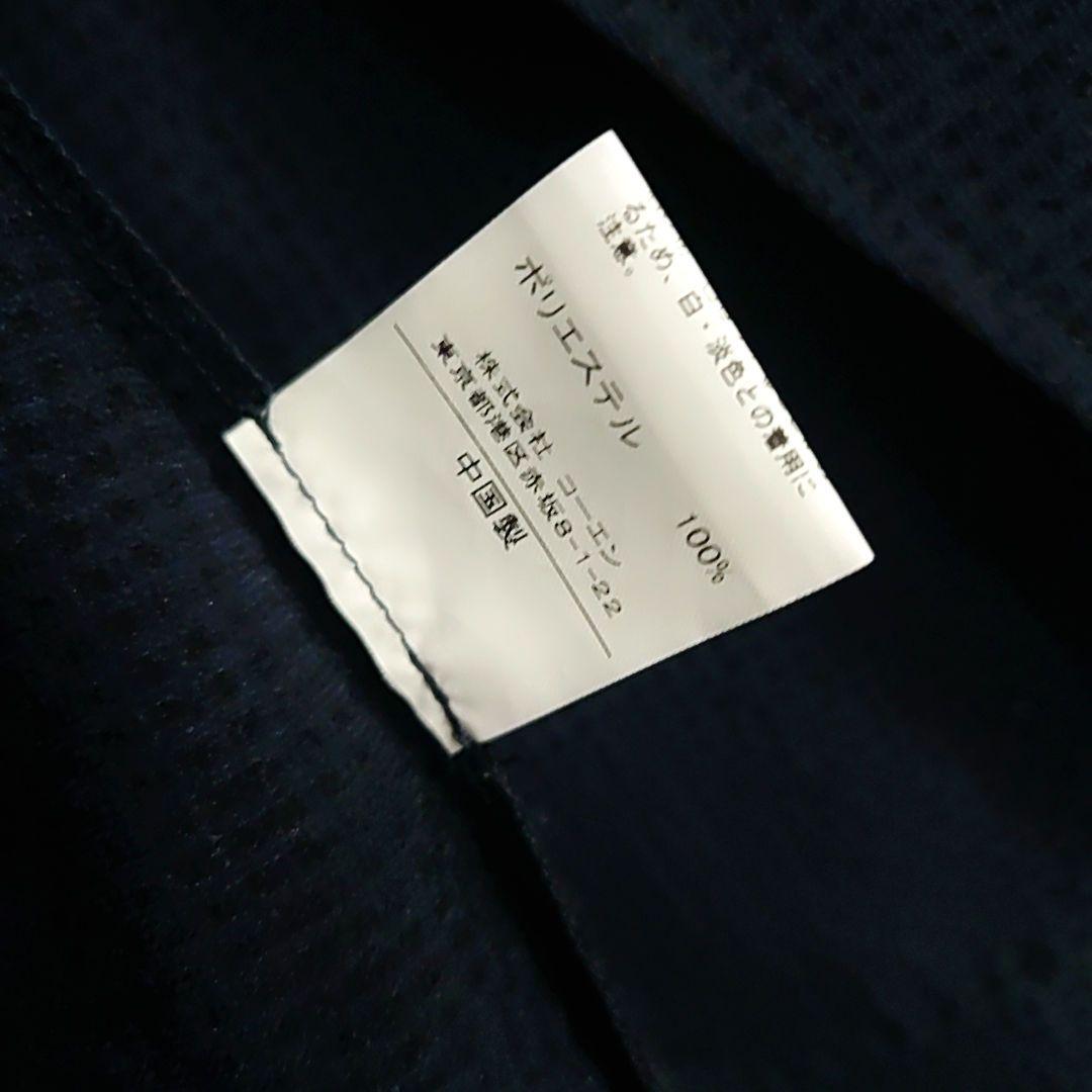 美品 coen ✨️ 夏向け シアサッカー スーツ セットアップ XL ネイビー