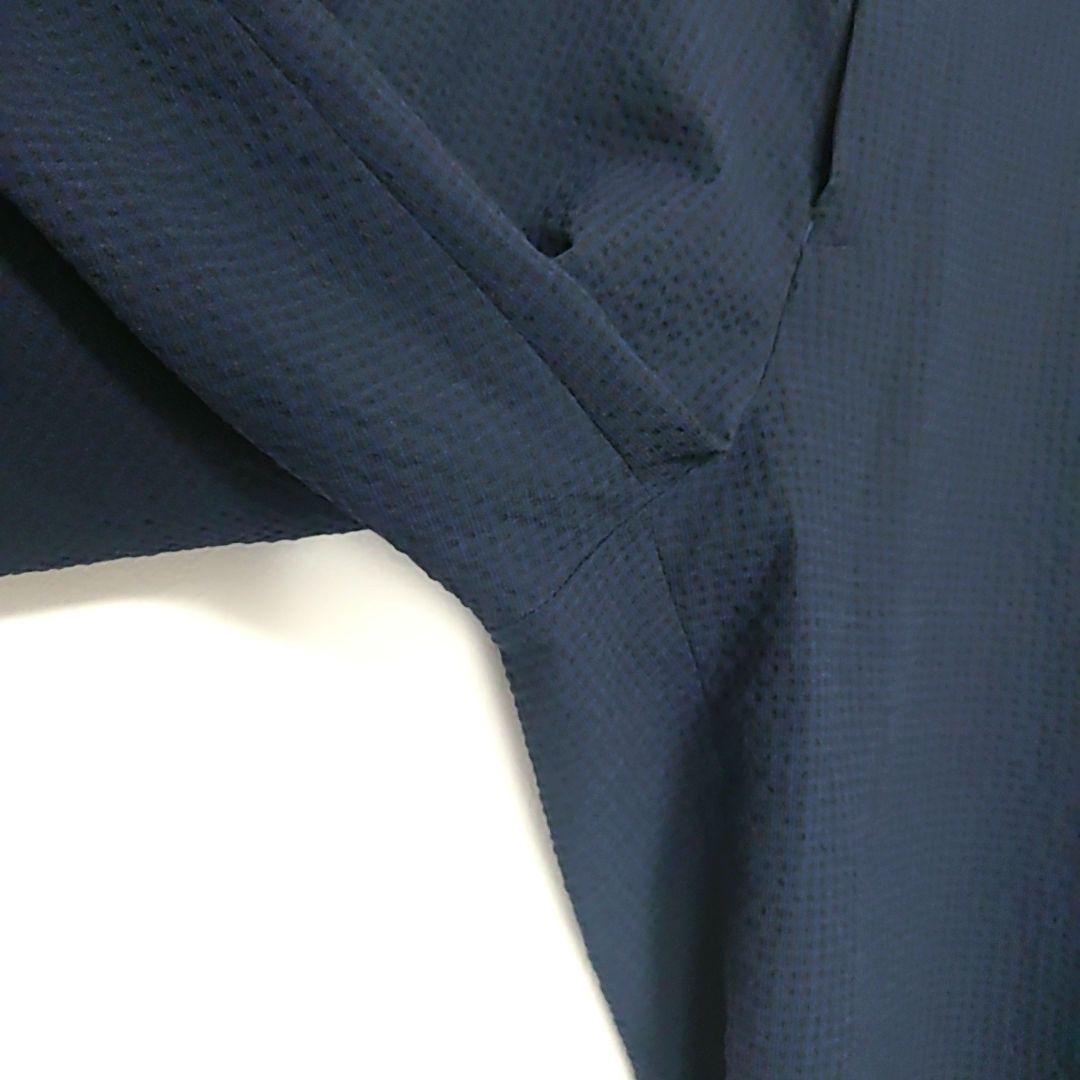 美品 coen ✨️ 夏向け シアサッカー スーツ セットアップ XL ネイビー