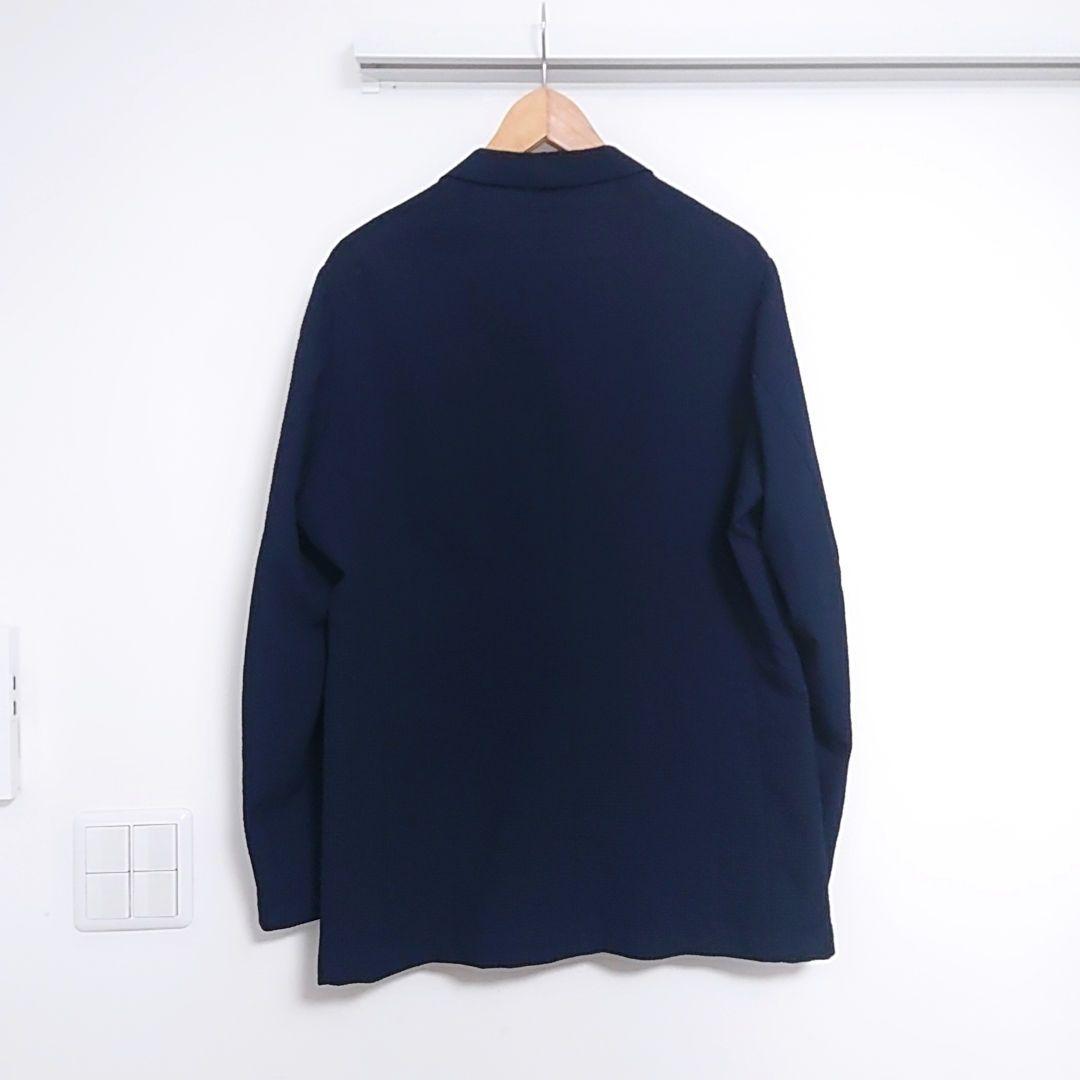 美品 coen ✨️ 夏向け シアサッカー スーツ セットアップ XL ネイビー