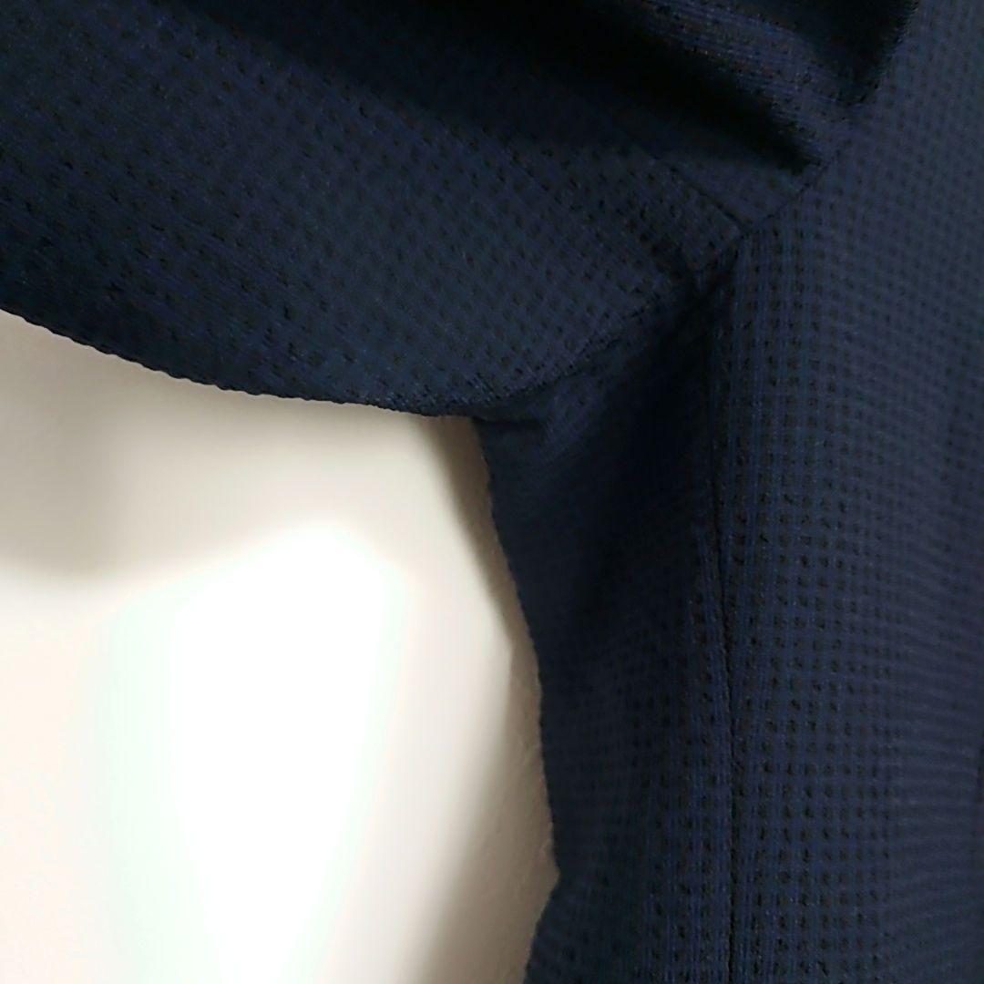 美品 coen ✨️ 夏向け シアサッカー スーツ セットアップ XL ネイビー