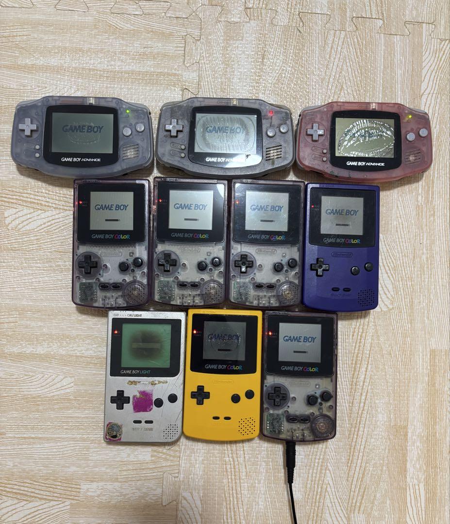 希少品】ゲームボーイアドバンス SP 本体 クリアグリーン 動作品