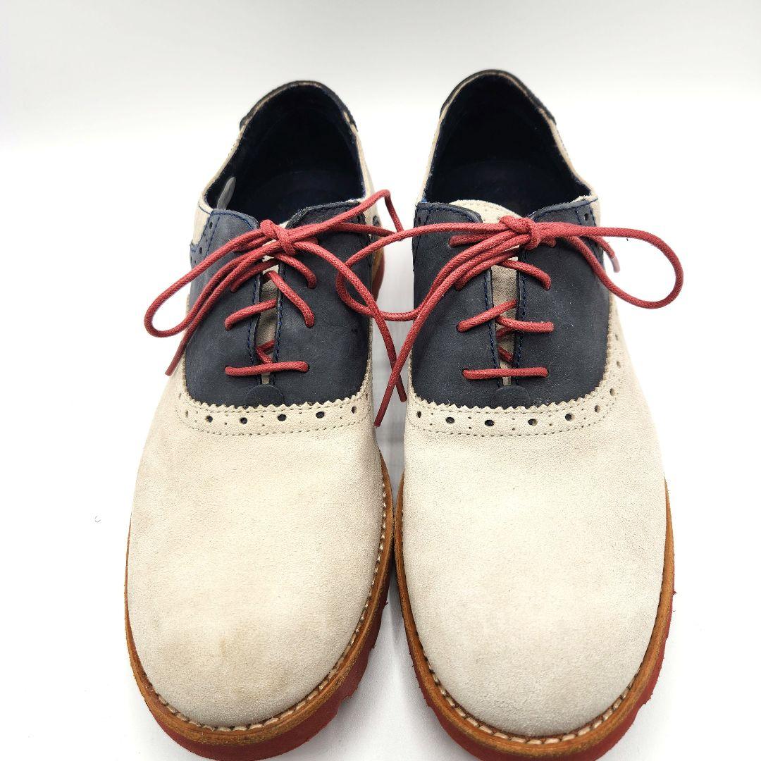 激安な 極美品】ROCKPORT サドルシューズ バイカラー スウェード 靴