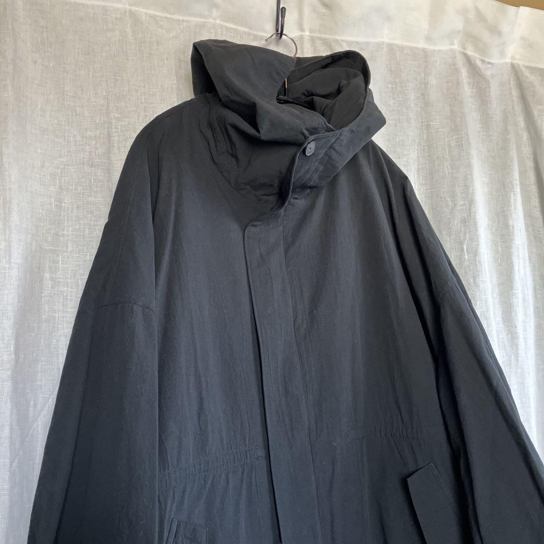 FIRMUM 40/1オーガニックコットン強撚ウェザーモッズコートS