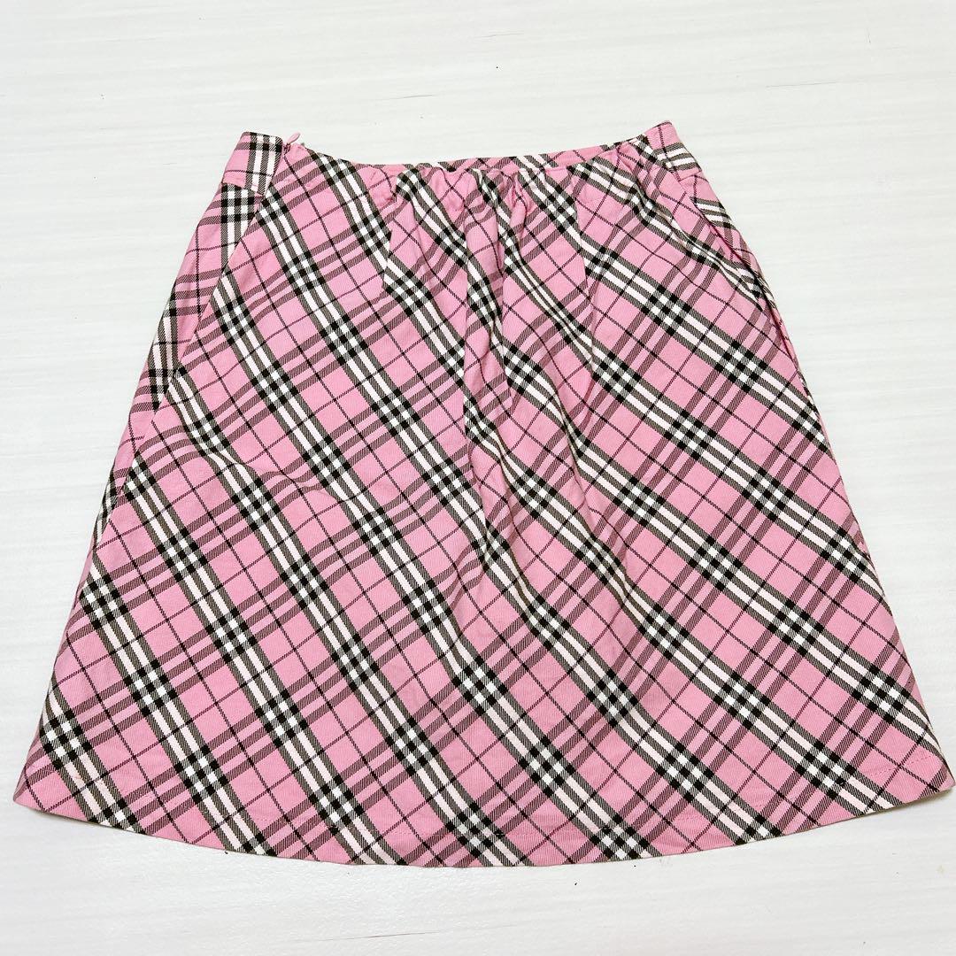 【関税込み】Burberry ピンク ラップ ミニスカート 関税込み】Burberry ピンク ラップ ミニスカート (Burberry/ミニ