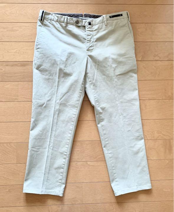 PT01 GARMENT DYED チノパン スラックス　52 XL ベージュ