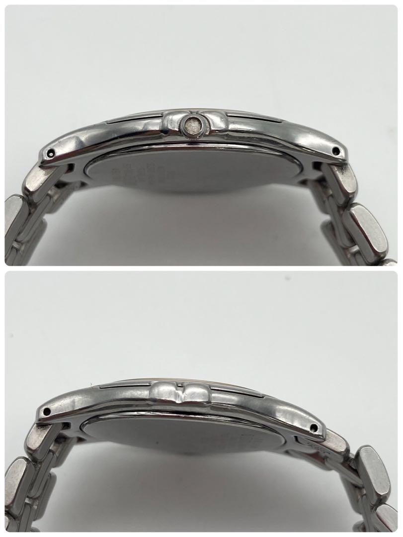 【美品/稼働品】SEIKO ドルチェ　腕時計 クォーツ シルバー　文字盤ネイビー