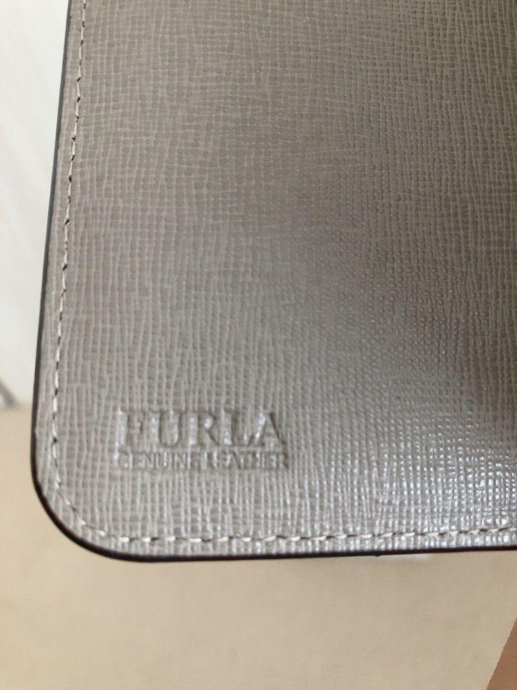 美品定番 FURLA フルラ 上品 財布 ウォレット 二つ折り グレー