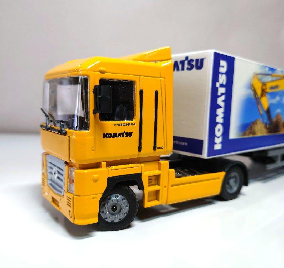 JOALミニカー　ルノーマグナム　コマツトレーラー