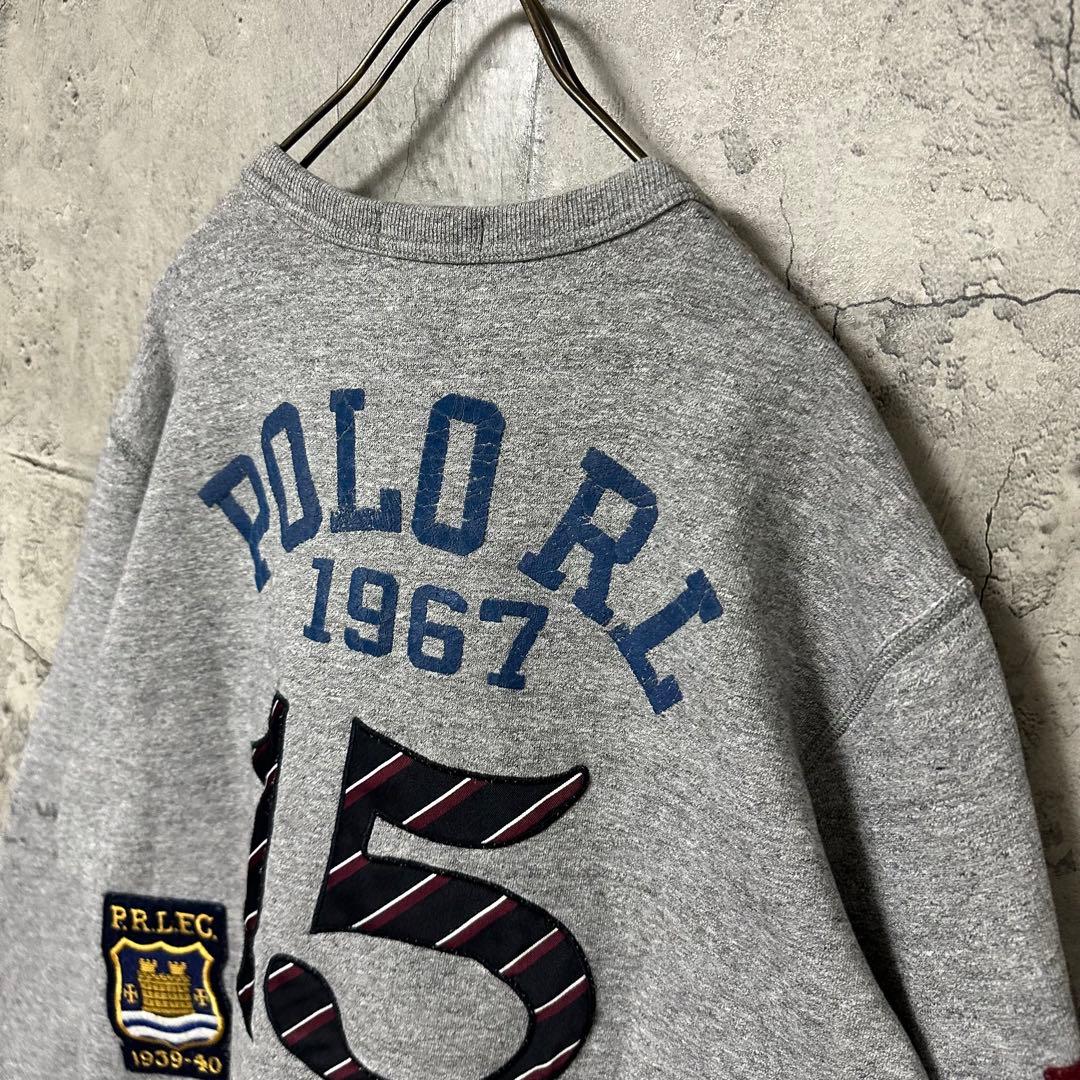 【超希少◎】ポロラルフローレン　スウェット　刺繍　ワッペン　現行モデル　完売品