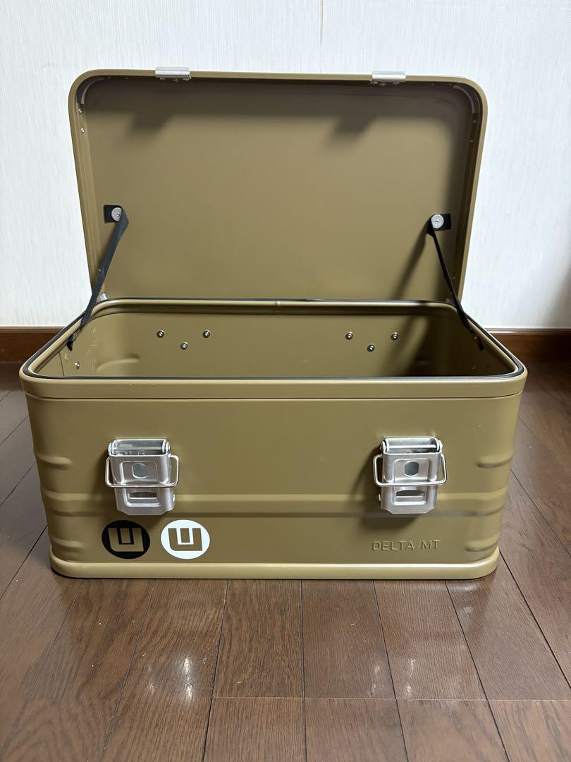 DELTA／MT アルミコンテナボックス 30L Sサイズ サンド