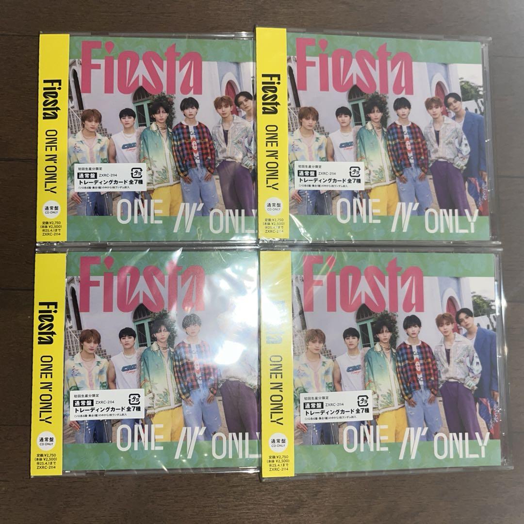 ワンエン Fiesta  初回 通常　新品　未開封　トレカ付　2点セット ONE N' ONLY Fiesta CD 未開封 トレカ付 - メルカリ