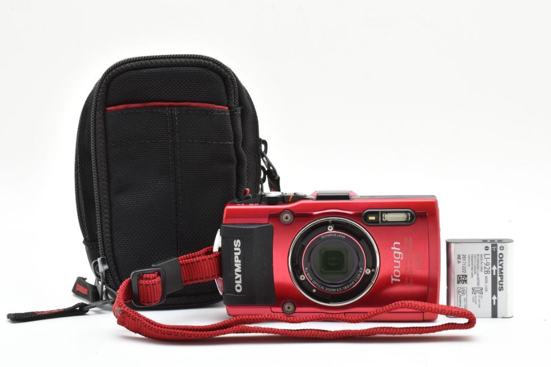 OLYMPUS STYLUS TG-4 レッド コンパクトデジタルカメラ