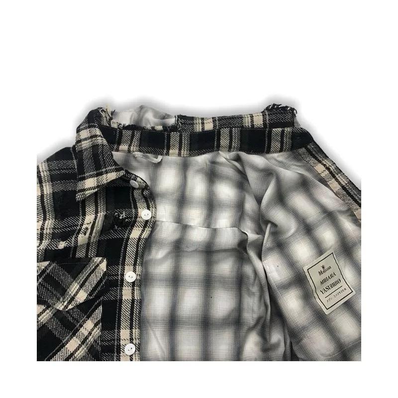 極美品 Maison MIHARA YASUHIRO ダメージシャツ M サイズ 極美品 Maison はかどり MIHARA YASUHIRO ダメージシャツ M サイズ
