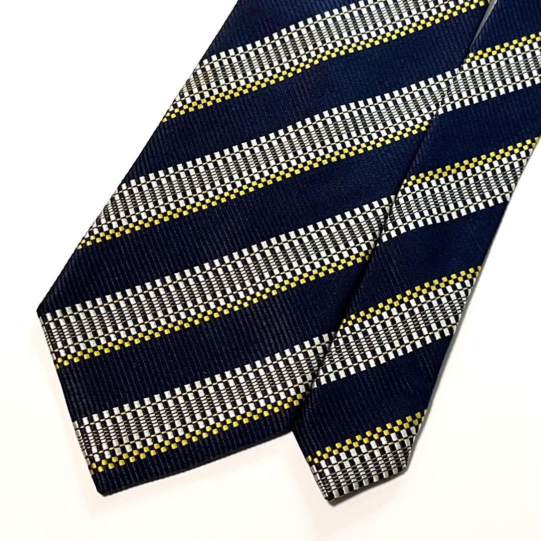 3550✨極美品✨フェンディ ネクタイ レジメンタル ブロックチェック