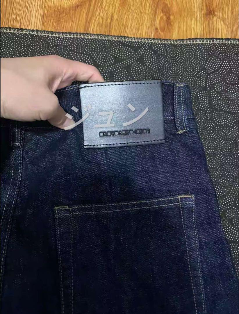 rick owens Drkshdw blue ダークデニム ワイドレッグパンツ