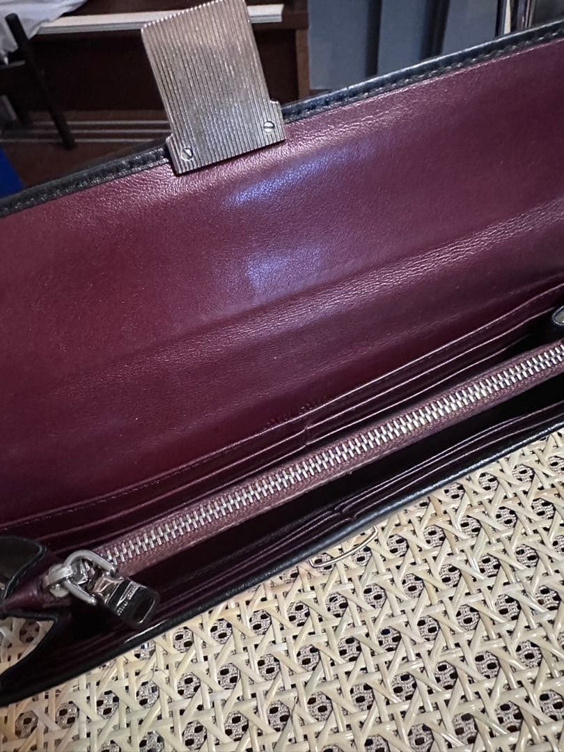 miumiu ヴィンテージ　長財布　ブラック