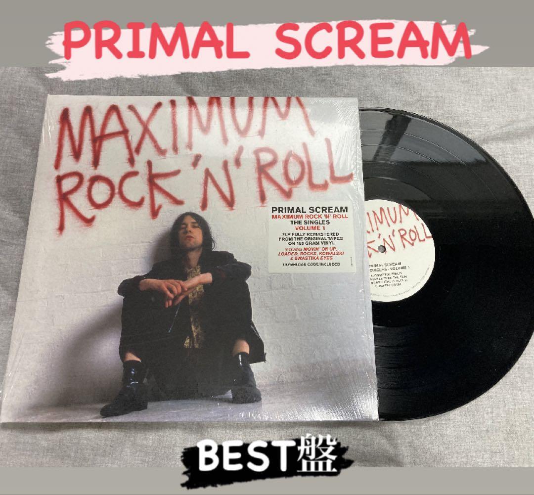 PRIMAL SCREAM MAXIMUMROCK'N'ROLL BEST2LP洋楽