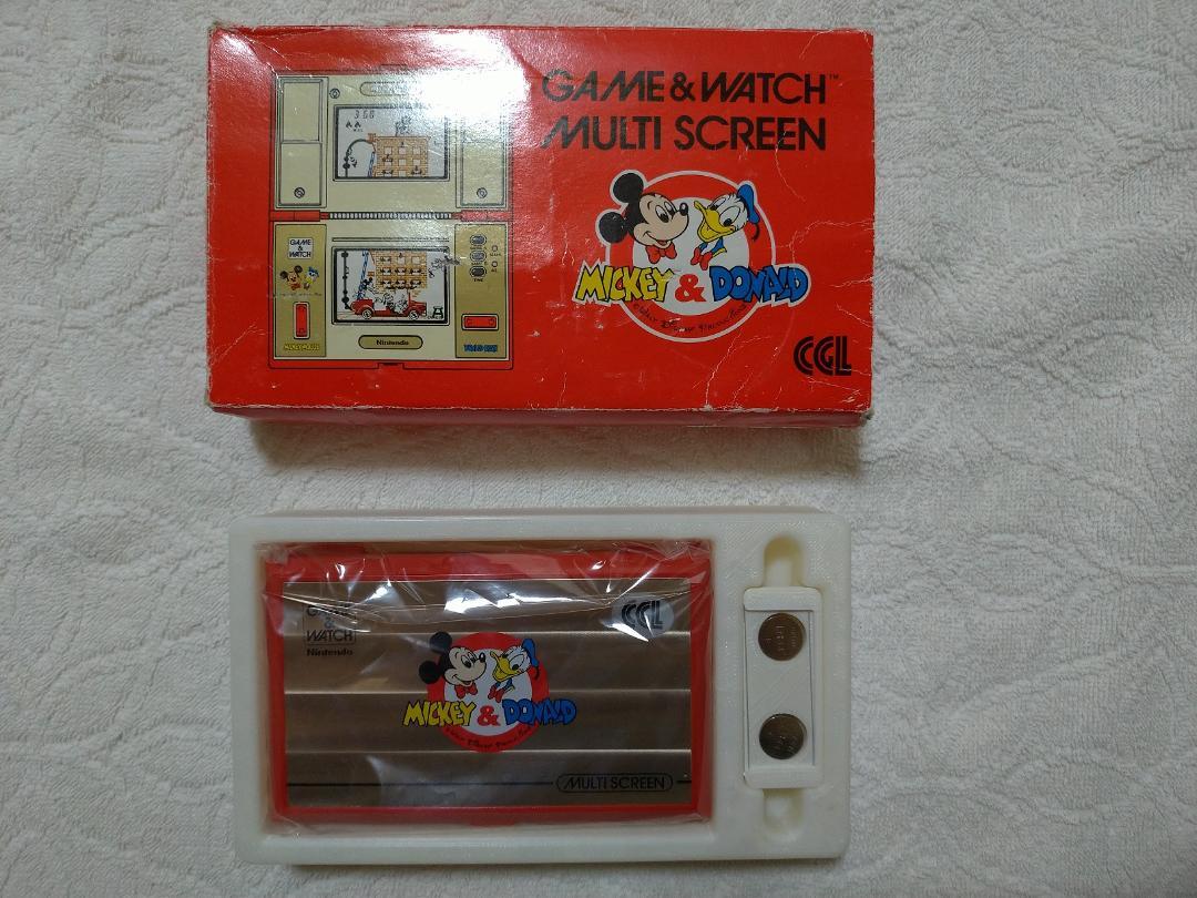 【本体美品】任天堂ゲームウォッチ　ミッキー＆ドナルドCGL版　箱付 DM-53