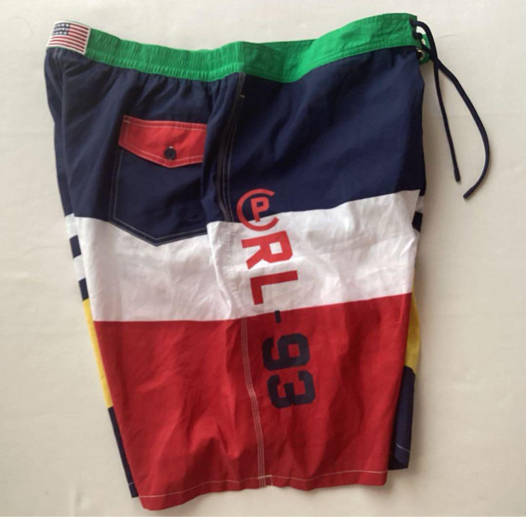s815新品ラルフローレンPOLO 海水パンツ(XL)スイムショーツ カラフル
