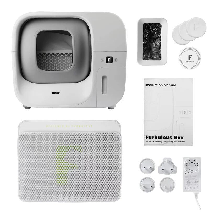【新品】ゴミ袋の付替えが全自動のスマート猫トイレ Furbulous Box 画像2