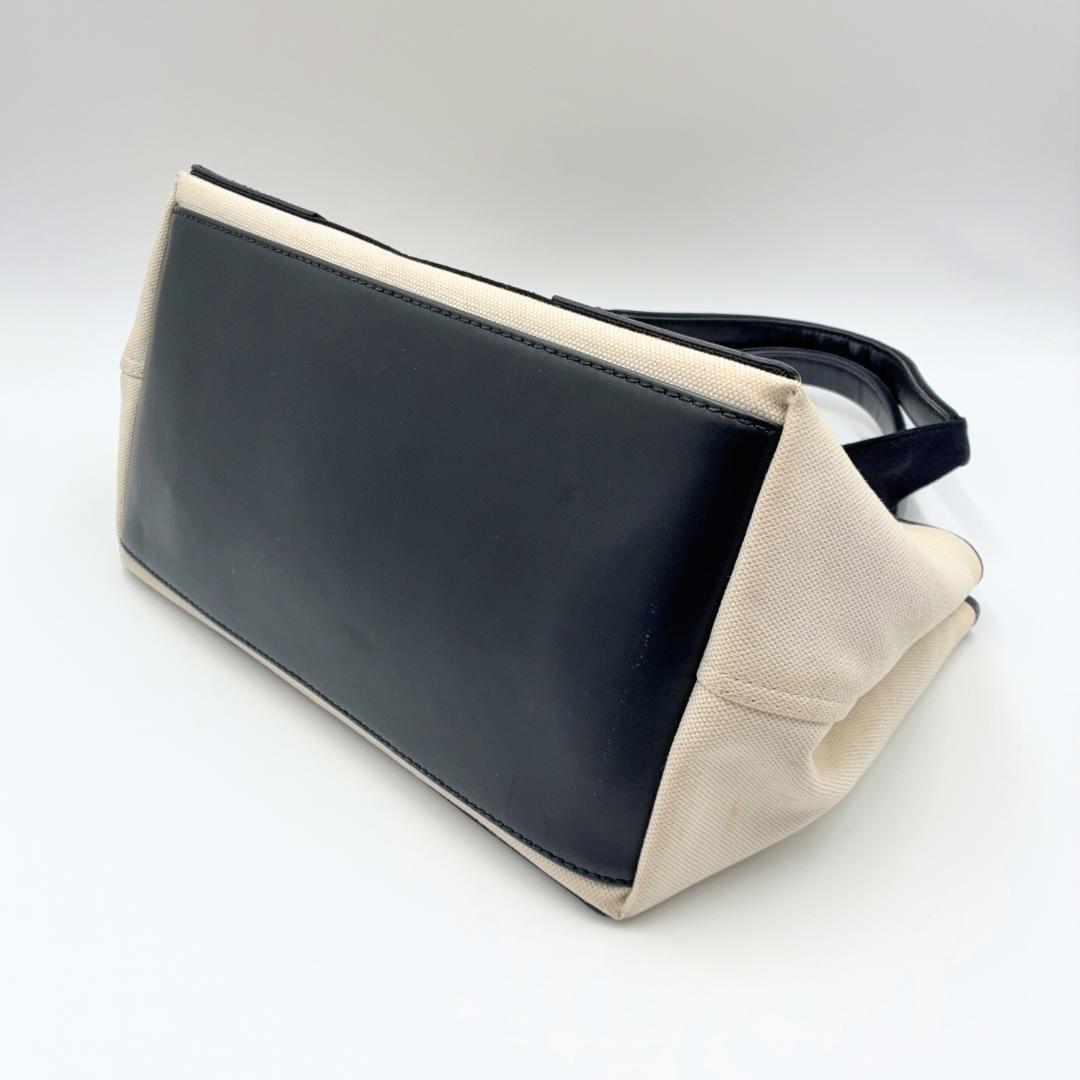 【美品】Balenciaga ネイビーカバス S ２way ハンドバッグ