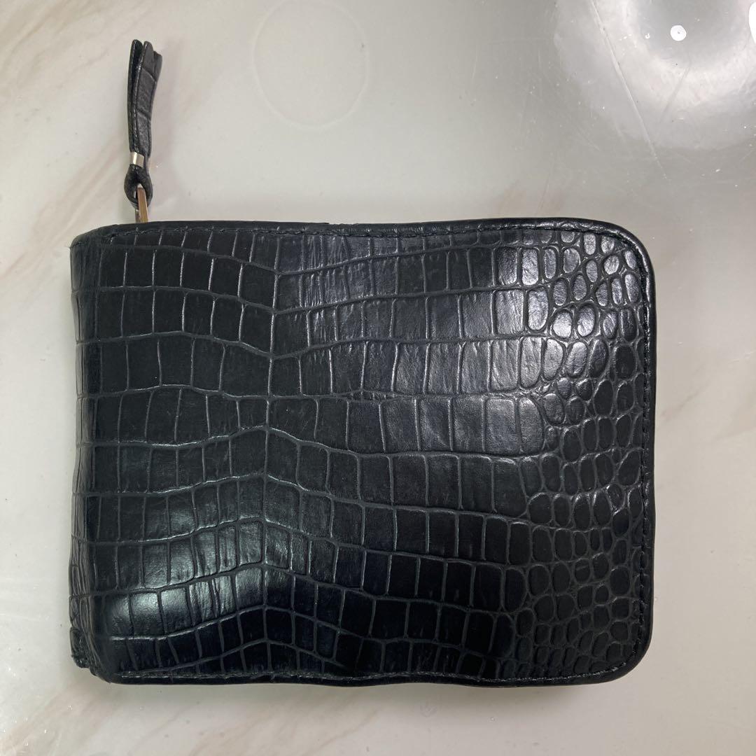 廃盤‼️入手困難COMME des GARÇONS CROCO EMBOSSED黒