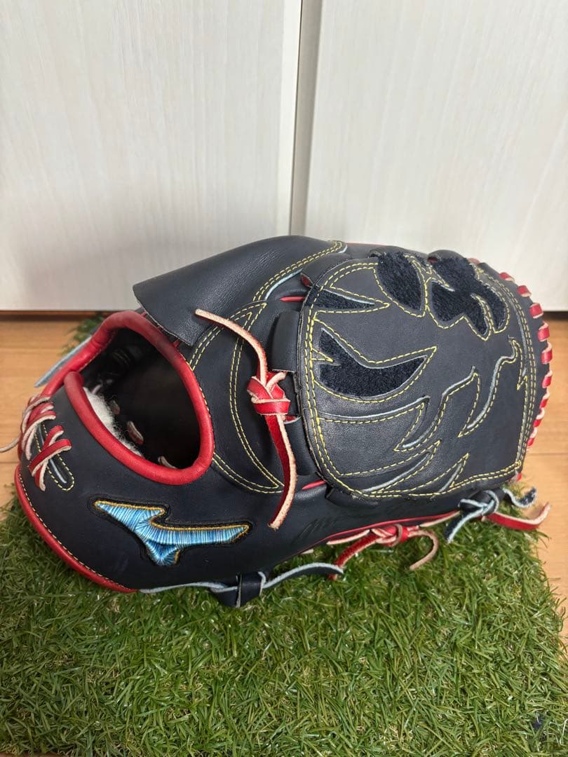 限定品 ミズノプロ ダイバーシティブルー 投手 ミズノ オーダーグラブ