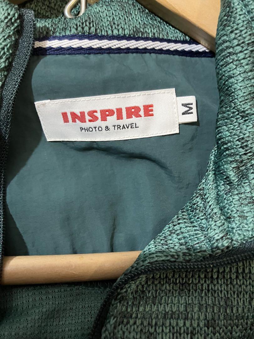 新品未使用　定価9790円 INSPIRE グリーン ハーフジップ ニット M