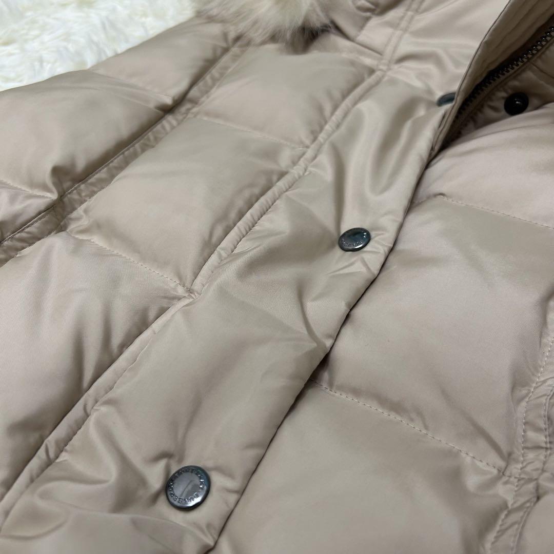 新品✨バーバリーロンドン 3way ノバチェック フォックスファー ダウンベスト