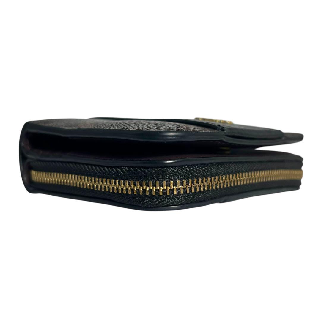 極美品】COACH ビルフォールド 馬車 財布 コンパクト #B-8