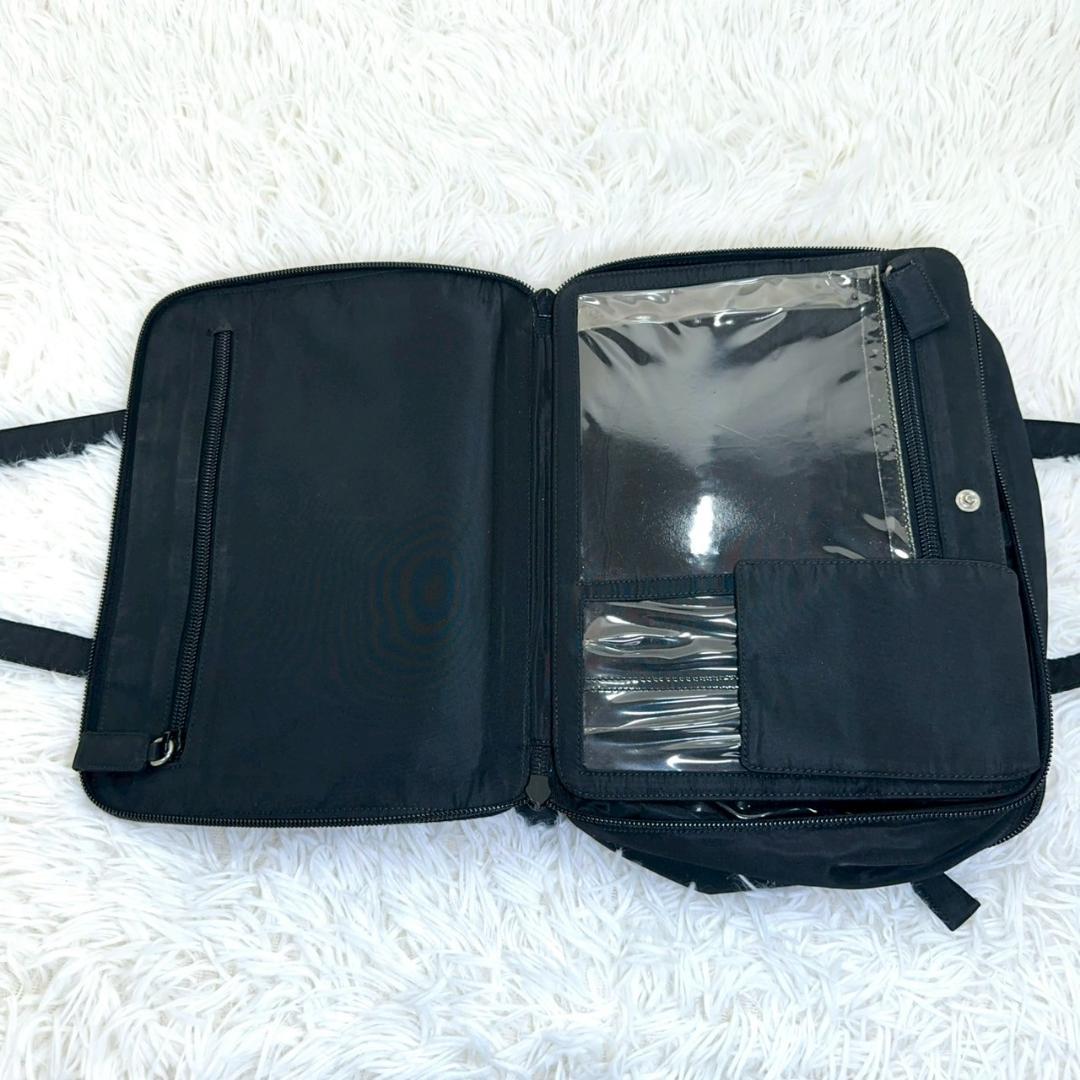 【極美品】PRADA プラダ ナイロン バニティ ハンドバッグ 二層 1115