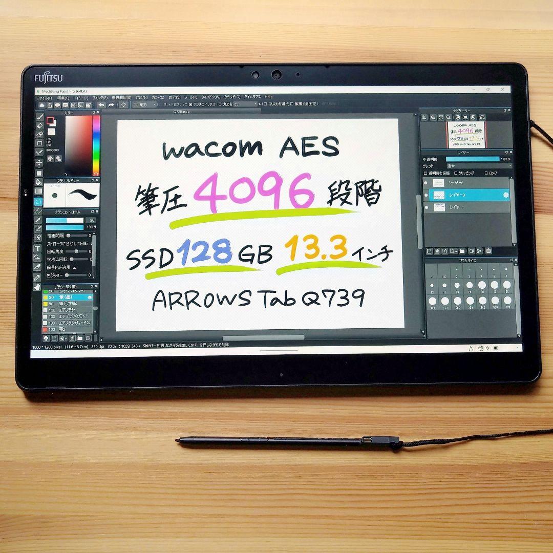 新しめ第8世代★筆圧4096★高速充電ペン★大画面★Q73 9お絵描きタブレット