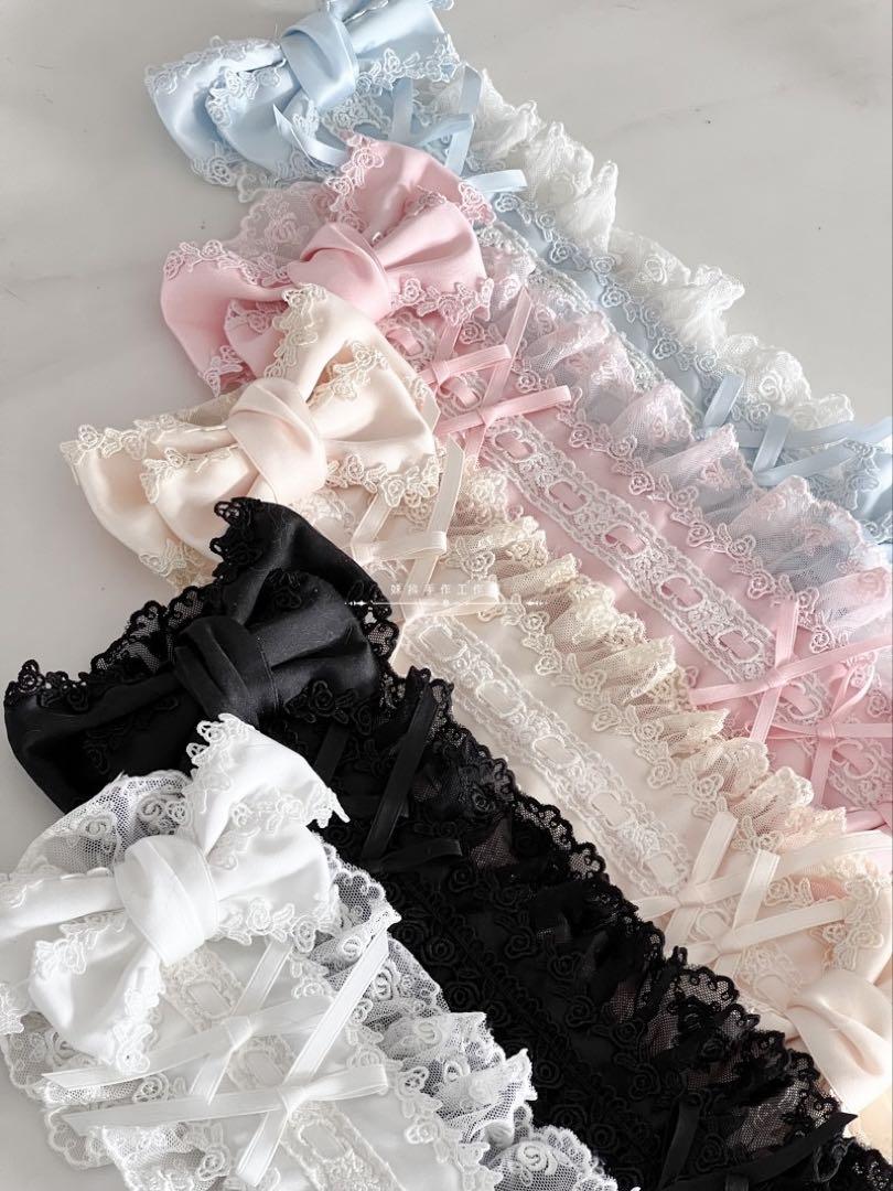 ♡ 3点 Princess rose フリルリボンヘッドドレス ♡