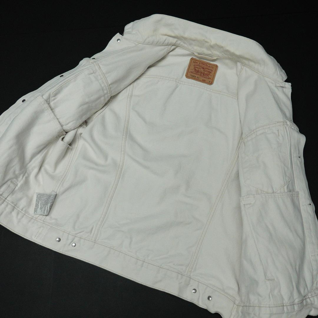 Euro Levi’s 90s ホワイトデニムGジャン M チュニジア製
